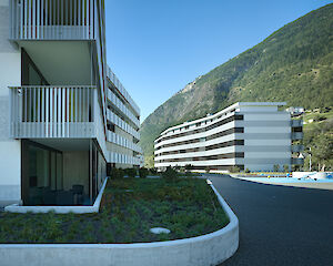 Foto Wohn- und Geschäftshaus "Brückenweg", Visp