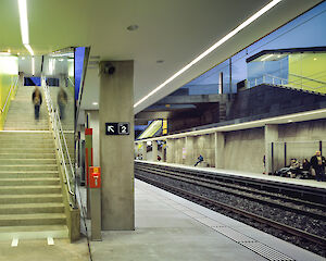 Foto Regio-S-Bahn Basel, Haltestelle Dreispitz