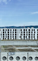 Besichtigung Wohngebäude Erlenmatt Baufeld G