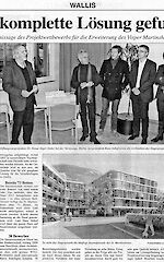 Walliser Bote, 19.12.2009