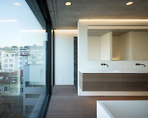 Foto Mehrfamilienhaus Unterer Rheinweg, Basel