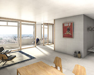 Foto Umnutzung Felix Platter Spital, Basel