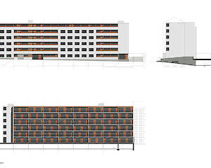 Pläne Totalsanierung Wohnhaus Bläsiring, Basel