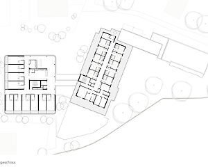 Pläne Erweiterungsbau Martinsheim, Visp