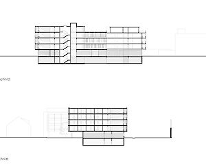 Pläne Erweiterungsbau Martinsheim, Visp