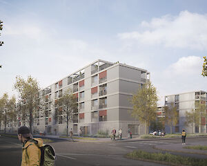 Foto Wohnkarree Uffhauser Strasse, Freiburg i.B. (D)