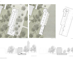 Pläne Mehrfamilienhaus Gempenstrasse, Birsfelden