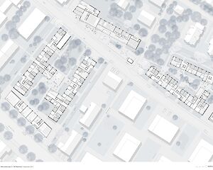 Pläne Wohnsiedlung Waidmatt, Zürich