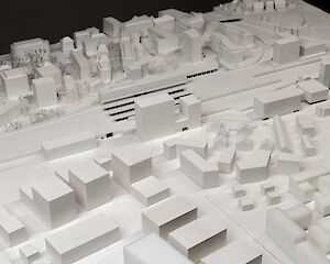 Foto Bürogebäude Bahnhof Nord, Visp