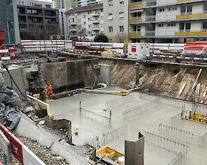 BAUFORTSCHRITT UNTERE BIRS