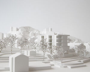 Pläne Wohnen mit Serviceangebot "Le Lac", Merligen