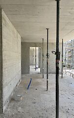 Baufortschritt Siedlung untere Birs