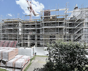 Baufortschritt Siedlung untere Birs