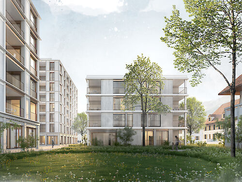 Wohnüberbauung "Bäret"-Areal, Visp