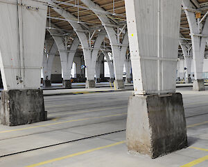 Foto SBB-Depotgebäude "Aebimatt", Bern