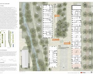 Pläne Wohnüberbauung "Rheincity", Buchs