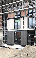 Fassaden Mock-up "untere Birs" steht