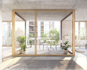 Foto Wohnüberbauung "Bäret"-Areal, Visp