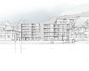 Foto Wohnüberbauung "Bäret"-Areal, Visp