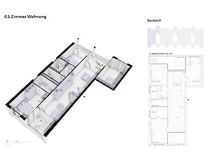 Pläne Wohnüberbauung "Bäret"-Areal, Visp