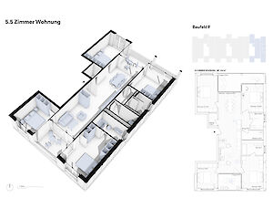 Pläne Wohnüberbauung "Bäret"-Areal, Visp