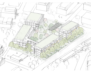 Foto Genossenschaftswohnbau OEKOGENO, Ladenburg (D)