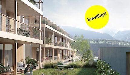 Für die Wohnüberbauung Tschill in Naters haben wir die Baubewilligung erhalten!