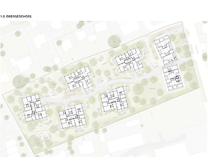 Pläne Wohnüberbauung Wissbächli, Grenchen