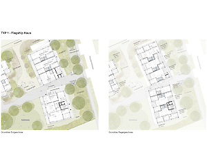 Pläne Wohnüberbauung Wissbächli, Grenchen