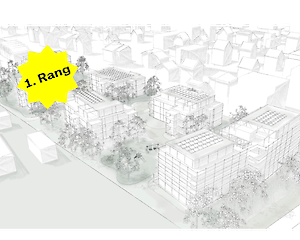 Wohnüberbauung Wissbächli, Grenchen - Studienauftrag, 1. Rang