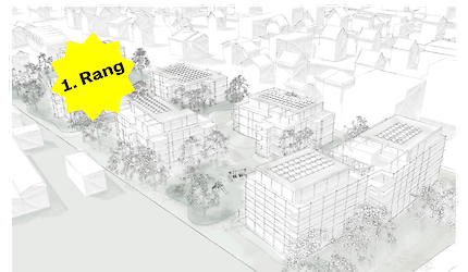 Wohnüberbauung Wissbächli, Grenchen - Studienauftrag, 1. Rang