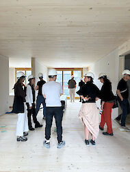 Baustellenbesuch Siedlung Birs