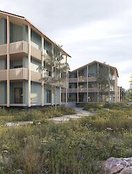 Wohnüberbauung Bahnhofdach, Zermatt