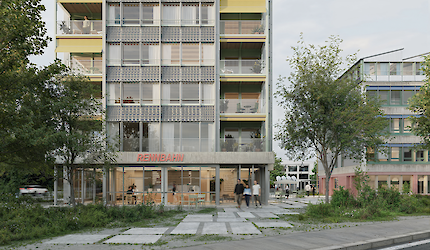 Wettbewerbsbeitrag: Rennbahnklinik, Muttenz